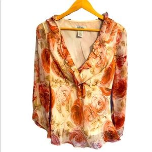 Vintage Bob Mackie silk blouse